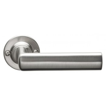 Deurkruk Timeless 1929GRR50 rond rozet mat nikkel