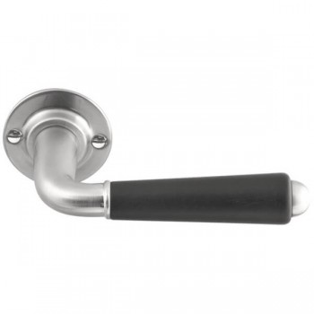 Deurkruk Timeless 1952GRR50 rond rozet geveerd glans nikkel 