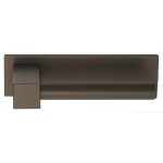 Deurkruk Bobby EK100-G brons op horizontaal schild