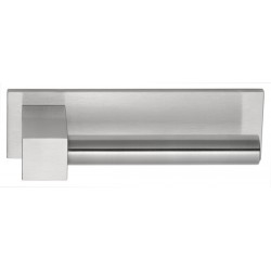 Deurkruk Bobby EK100-G mat RVS op horizontaal schild