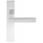 Deurkruk schild Square JB100P236SFC gepolijst rvs