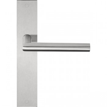 Deurkruk op schild Basic LB2-19P236 19mm mat RVS en diverse finishes Deurkruk op schild Basic LB2-19P236 19mm mat RVS en diverse finishes