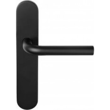 Deurkruk op schild Basic LB3 P13 19mm mat zwart Deurkruk op schild Basic LB3 P13 19mm mat zwart