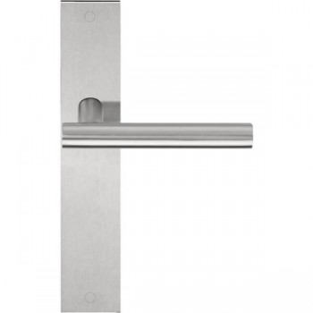 Deurkruk op schild Basic LB7-19P236 19mm mat RVS Deurkruk op schild Basic LB7-19P236 19mm mat RVS