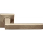 Deurklink Basic BSQ2-G  vierkant rozet PVD licht brons 