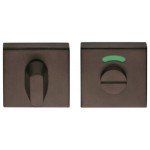 Toiletgarnituur Basic BSQWC53 brons met vrij bezet indicatie