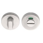 Toiletgarnituur D10 mat RVS met vrij bezet indicatie