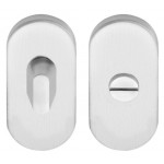 Toiletgarnituur LBWC32 ovaal mat RVS