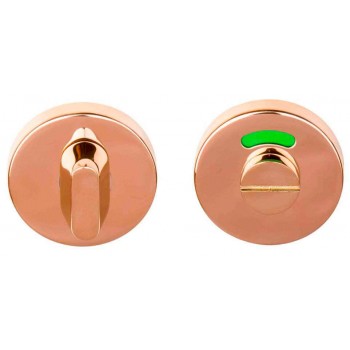 Toiletgarnituur Basic LBWC50 koper PVD met vrij bezet indicatie