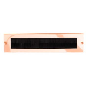 Tochtborstel Basic LB535BI gepolijst koper PVD