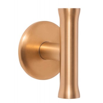 Deurkruk Nour EV102/64 rond rozet PVD mat goud