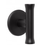 Deurkruk Nour EV102/64 rond rozet mat zwart