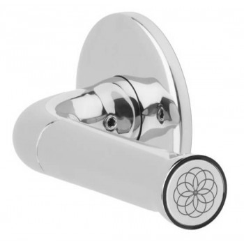 Deurkruk Nour EV101/64 rond rozet gepolijst RVS