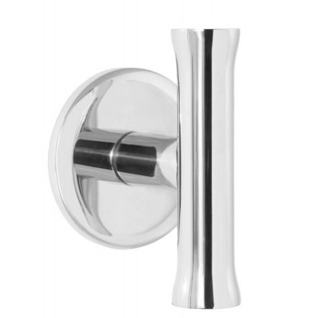 Deurkruk Nour EV102/64 rond rozet gepolijst RVS