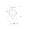 Huisnummer LSQHN150