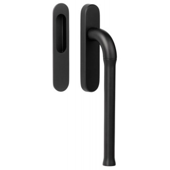 Schuifpuibeslag Nour EV231 mat zwart