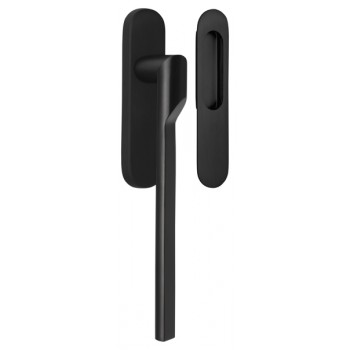 Schuifpuibeslag Rivio GL231 PVD mat zwart