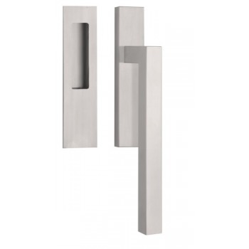 Schuifpuibeslag LSQ230 mat RVS