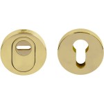 Veiligheidscilinderrozet LBVEIL-KT messing ongelakt