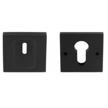 Veiligheidscilinderrozet LSQVEIL-KT mat zwart