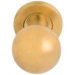 Voordeurknop LB501D mat goud PVD (draaibaar)