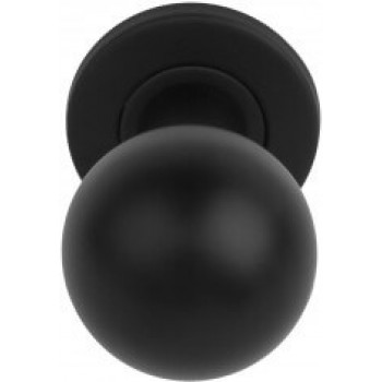 Voordeurknop LB501D Mat zwart (draaibaar)