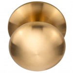 Voordeurknop LB80V mat goud PVD