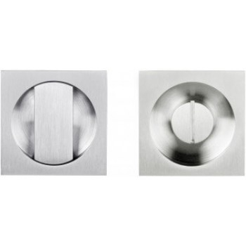 Schuifdeurkom set LSQ54S met vrij bezet RVS