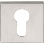 Cilinderplaatje LSQBY50 mat RVS of mat wit