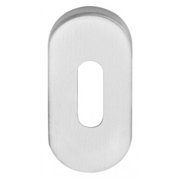 Sleutelplaatje LBN32 ovaal mat RVS en diverse finishes