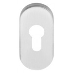 Cilinderplaatje LBY32 ovaal mat RVS