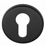 Cilinderplaatje D10 mat zwart 