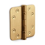 Kogellager scharnier LBSA8989 afgerond PVD mat goud
