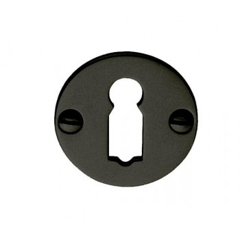 Sleutelplaatje mat zwart 38mm Sleutelplaatje mat zwart 38mm