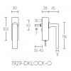 Draaikiepsluiting Timeless 1929-DKLOCK-O mat nikkel