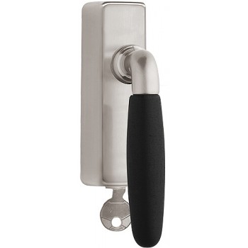 Draaikiepsluiting Timeless afsluitbaar 1931-DKLOCK-O mat nikkel ebben