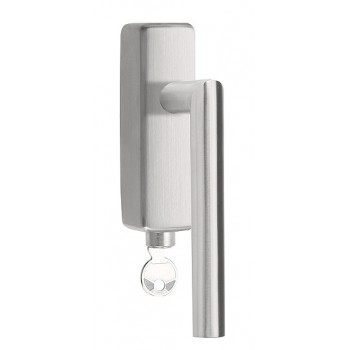 Draaikiepgarnituur afsluitbaar LB2-DKLOCK-O Mat RVS en diverse finishes Draaikiepgarnituur afsluitbaar LB2-DKLOCK-O Mat RVS en diverse finishes