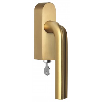 Draaikiep Eclipse afsluitbaar DR100-DKLOCK mat goud rechts