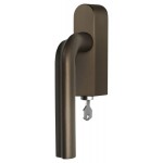 Draaikiep Eclipse afsluitbaar DR100-DKLOCK brons links