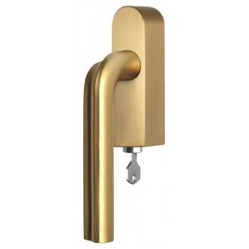 Draaikiep Eclipse afsluitbaar DR100-DKLOCK mat goud links