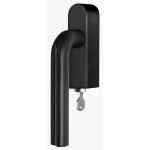 Draaikiep Eclipse afsluitbaar DR101-DKLOCK PVD mat zwart links