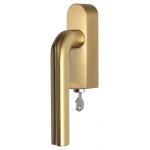 Draaikiep Eclipse afsluitbaar DR101-DKLOCK PVD mat goud links