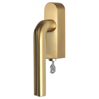 Draaikiep Eclipse afsluitbaar DR101-DKLOCK PVD mat goud links