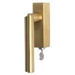 Draaikiep Eclipse afsluitbaar DR102-DKLOCK PVD mat goud links