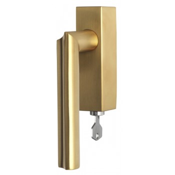 Draaikiep Eclipse afsluitbaar DR102-DKLOCK PVD mat goud links