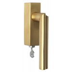 Draaikiep Eclipse afsluitbaar DR102-DKLOCK PVD mat goud rechts