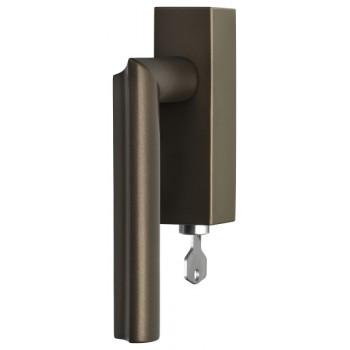 Draaikiep Eclipse afsluitbaar DR102-DKLOCK brons links