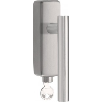 Draaikiepgarnituur afsluitbaar LB7-DKLOCK-O Mat RVS en diverse finishes Draaikiepgarnituur afsluitbaar LB7-DKLOCK-O Mat RVS en diverse finishes