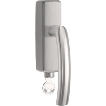 Draaikiepgarnituur afsluitbaar LB14-DKLOCK-O Mat RVS en diverse finishes Draaikiepgarnituur afsluitbaar LB14-DKLOCK-O Mat RVS en diverse finishes