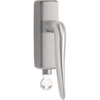 Draaikiepgarnituur afsluitbaar LB20-DKLOCK-O Mat RVS en diverse finishes Draaikiepgarnituur afsluitbaar LB20-DKLOCK-O Mat RVS en diverse finishes